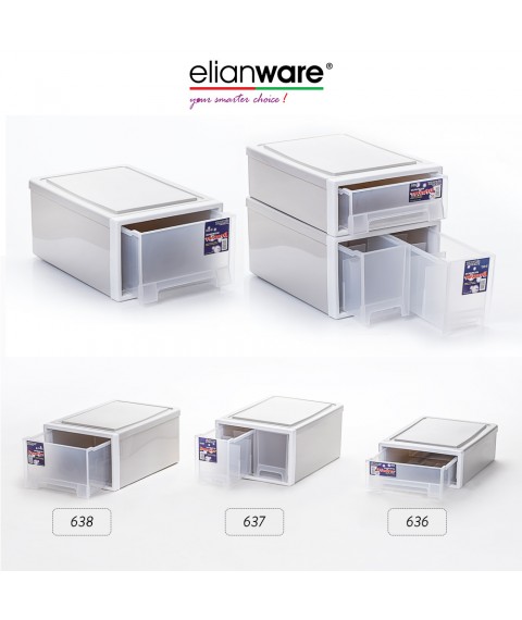 Elianware Elegant Modern Office Drawer - Storage Box 637 (10 Compartments)