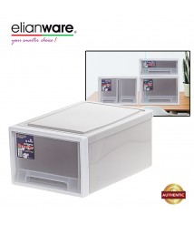 Elianware Elegant Modern Office Drawer - Stackable Storage Box Plastic Drawer Rack 638