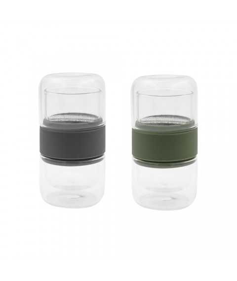 Travel Set Tea (Green/ Grey)