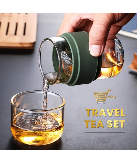 Travel Set Tea (Green/ Grey)