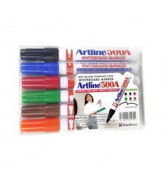 Artline 500A Whiteboard Marker (Pack of 6)