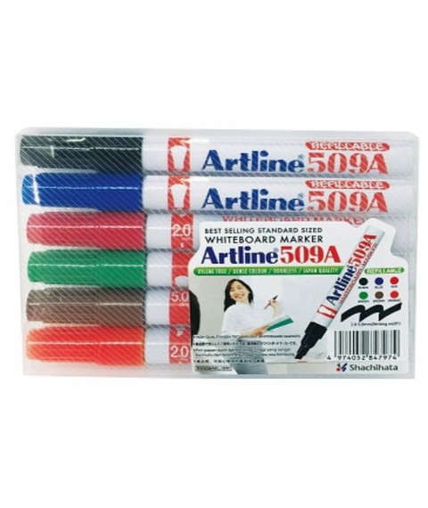 Artline 509A Whiteboard Marker (Pack of 6)