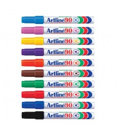 Artline 90 Permanent Whiteboard Marker (Pack of 10)