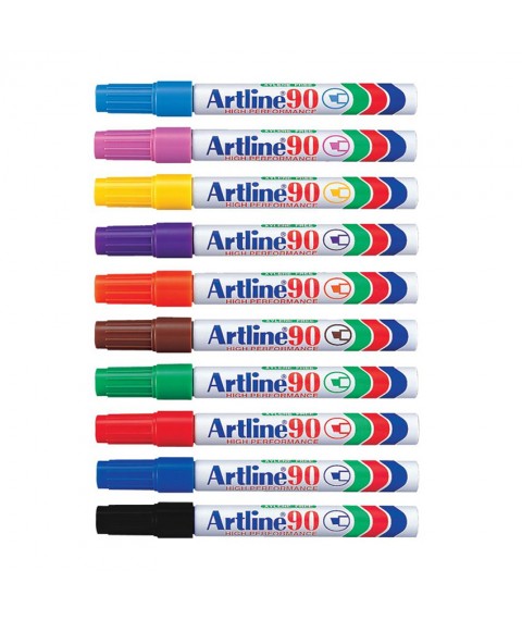 Artline 90 Permanent Whiteboard Marker (Pack of 10)