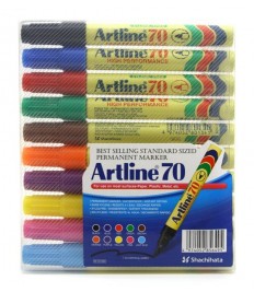 Artline 70 Permanent Whiteboard Marker (Pack of 10)